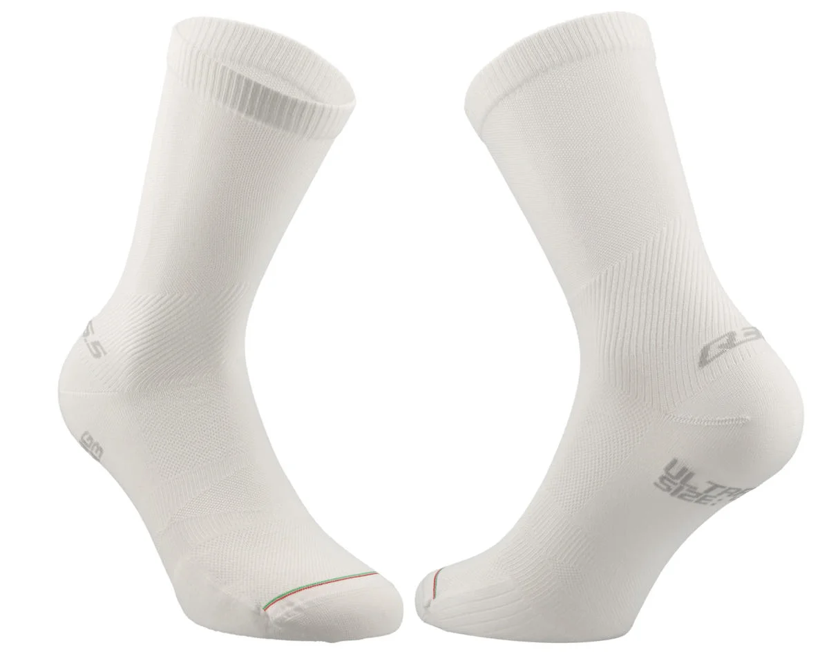 Q36.5 Ultra Long Socks (White) (40-43)